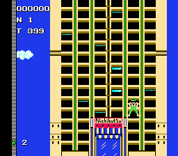 Crazy Climber screenshot 5 for Famicom